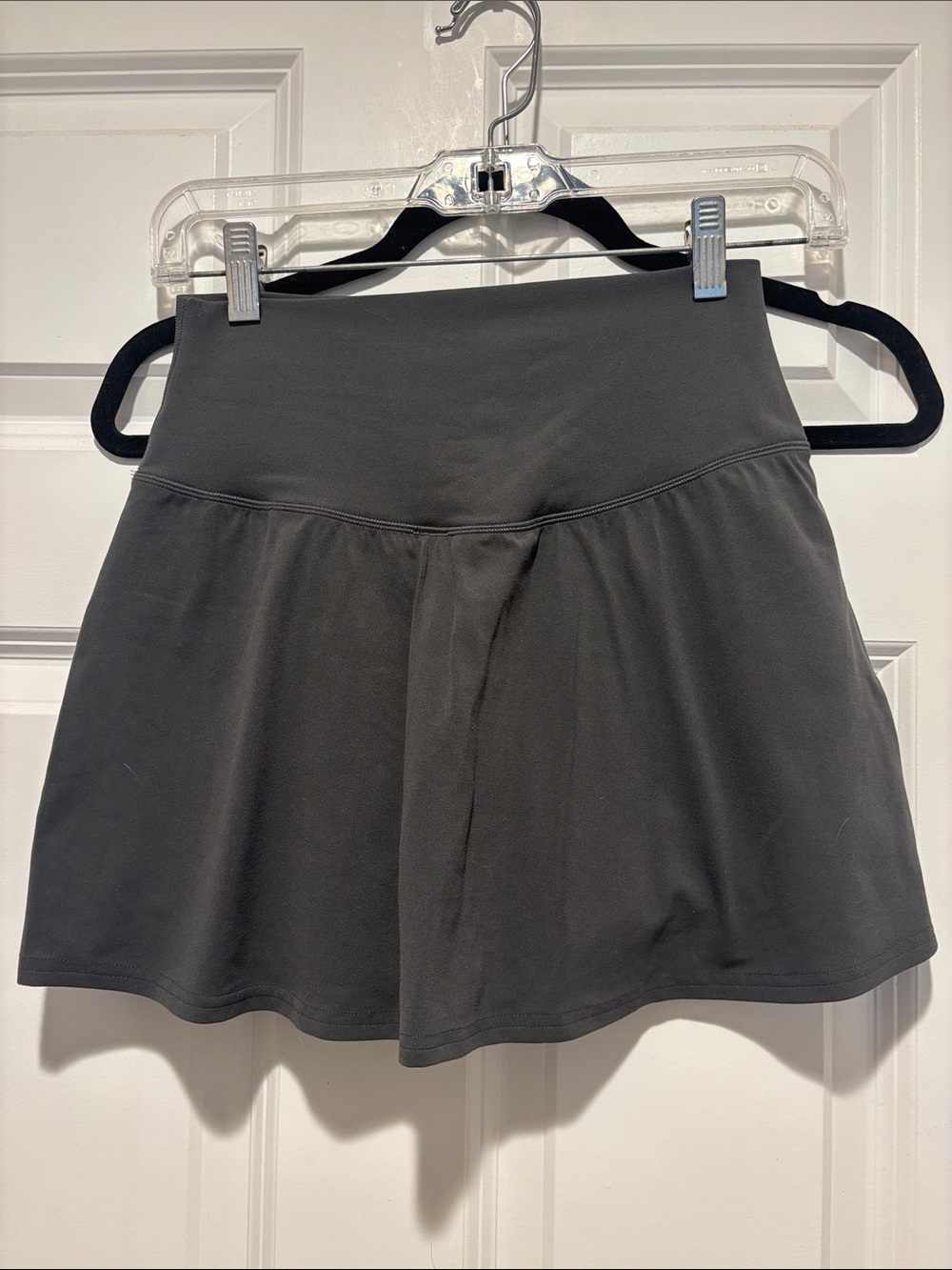 Athletic Skort in Charcoal Gray